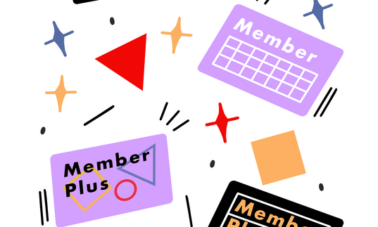 Illustrations of Membership cards