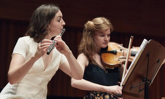 Guildhall School flute player and viola player