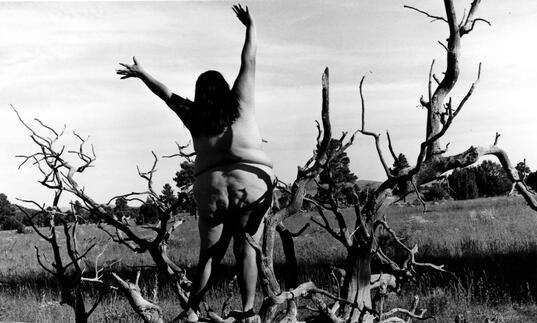 Laura Aguilar, Nature Self-Portrait #5, 1996 © Laura Aguilar Trust of 2016