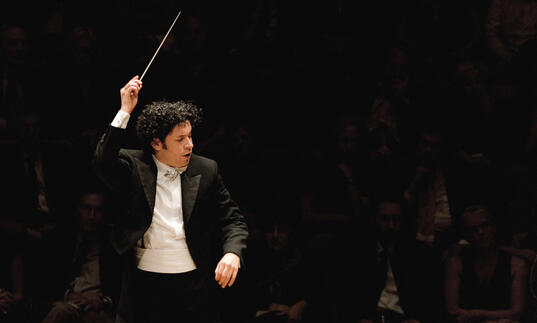 Gustavo Dudamel conducting the LA Phil