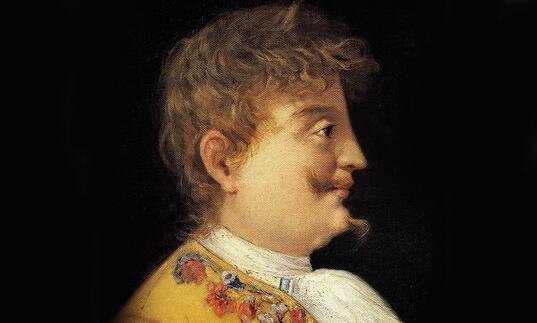 Portrait of Carlo Gesualdo in profile