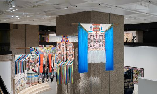  Unravel The Power and Politics of Textiles in Art, Installation view, Barbican Art Gallery (c) Jemima Yong Barbican Art Gallery