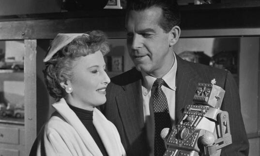 Barbara Stanwyck and Fred MacMurray