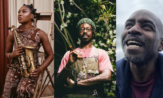 Image of Shabaka, Camilla Goerge and Jason Yarde