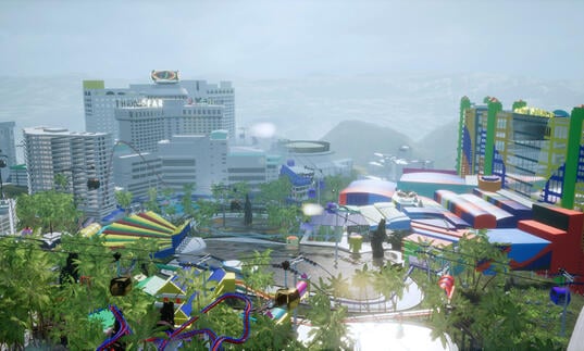 a 3D city