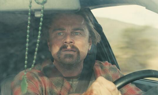 A man driving