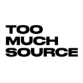Too Much Source logo in black