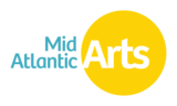 The words &#039;Mid Atlantic Arts&#039; are overlaid across a yellow circle.